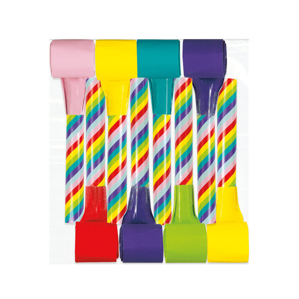 Children's Candy Cane Blowout Whistles (8 pieces) - Anilas UK