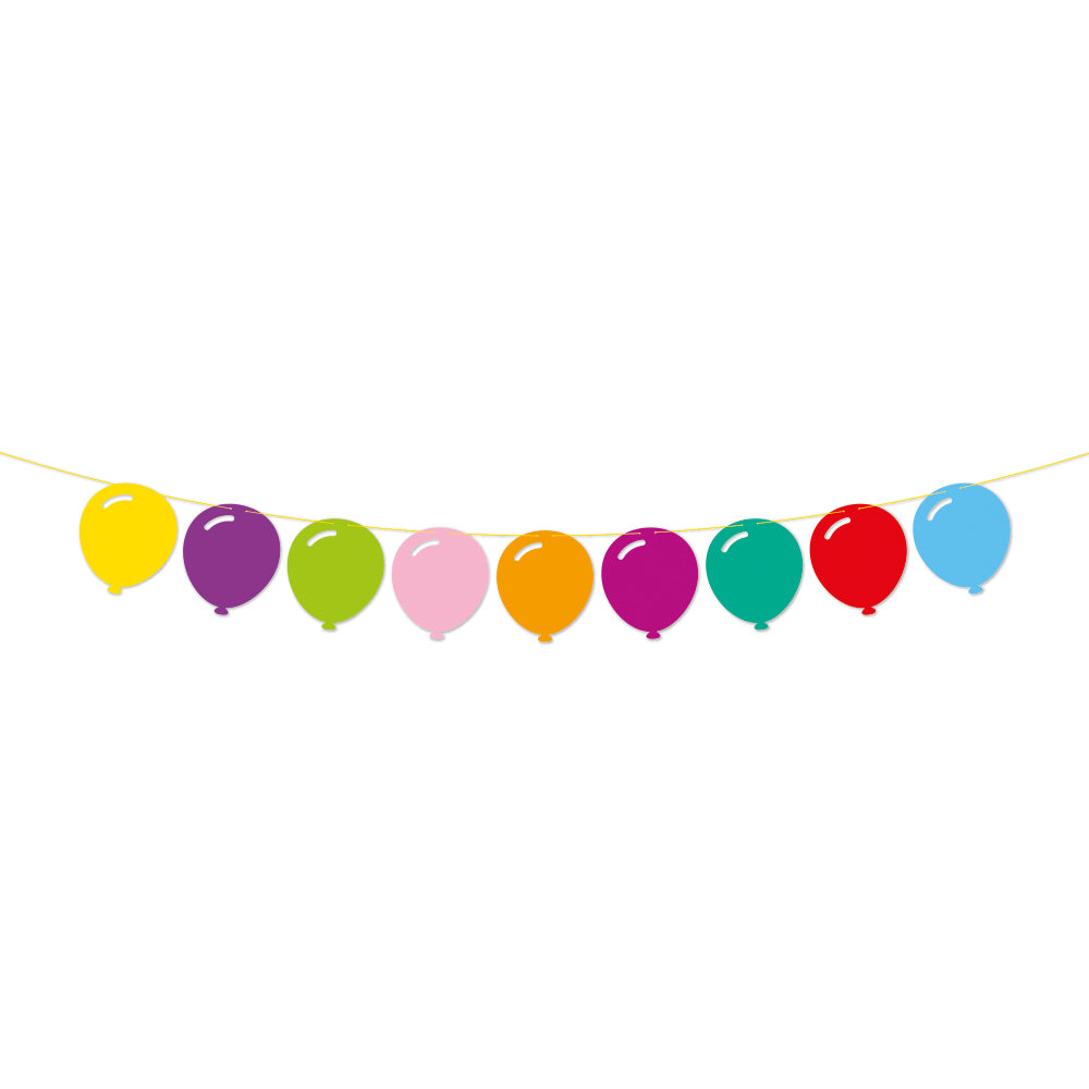 Pop Party Paper Garland, 2m
