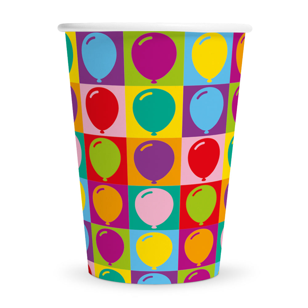 Pop Party - Paper Cups (Pack of 8)