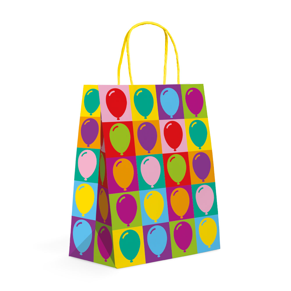 Pop Party Paper Gift Bags (Pack of 6)