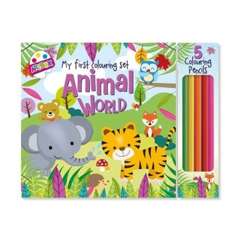My First Colouring Set - Animal World - Anilas UK