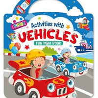 Activities with Vehicles Fun Play Book - Anilas UK
