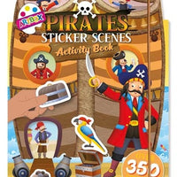 Pirates Sticker Scene Activity Book - Anilas UK
