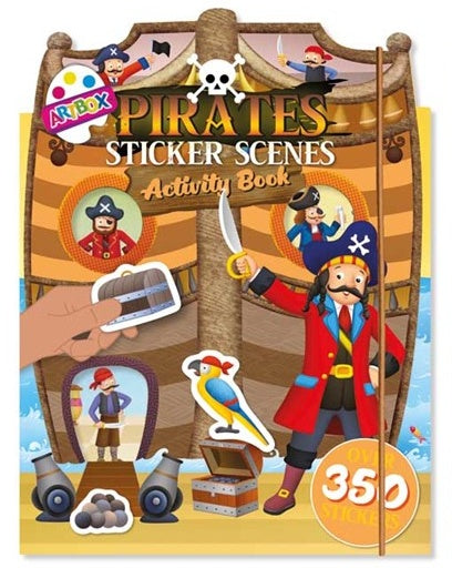 Pirates Sticker Scene Activity Book - Anilas UK