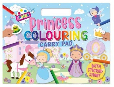 Princess Colouring Carry Pad - Anilas UK