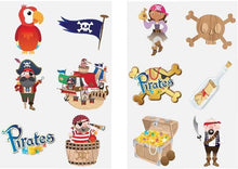 Pirate Theme Tattoo Sheets - Anilas UK