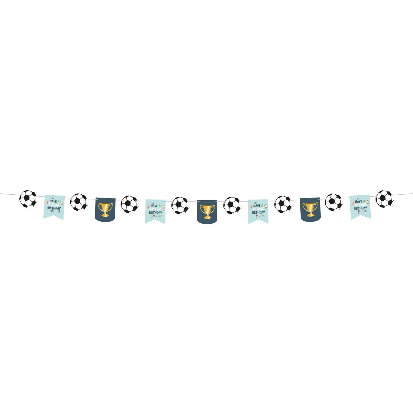 Fantastic Football "Happy Birthday" Banner - Anilas UK