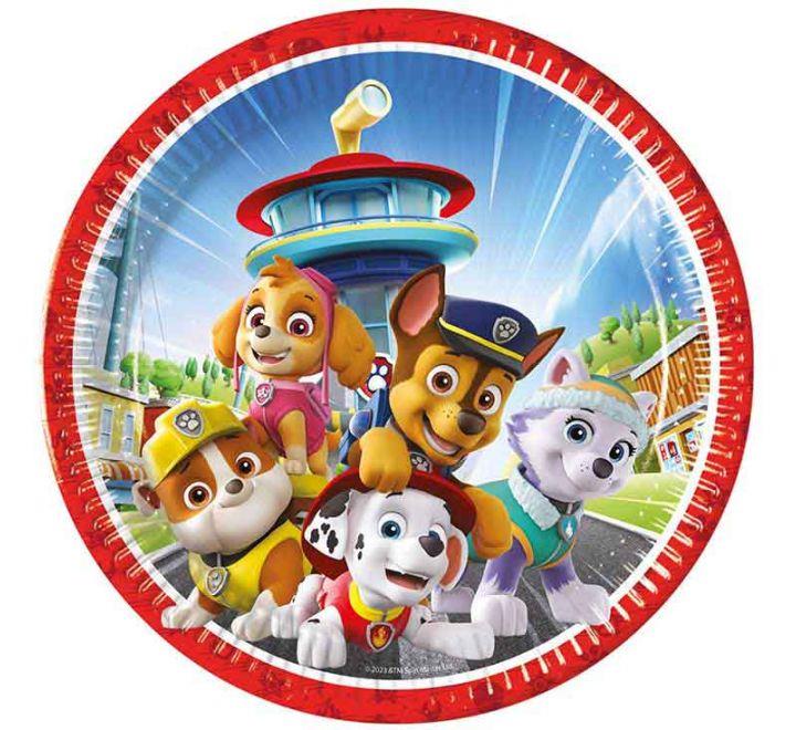 Paw Patrol Paper Plates - 23cm (Pack of 8) - Anilas UK
