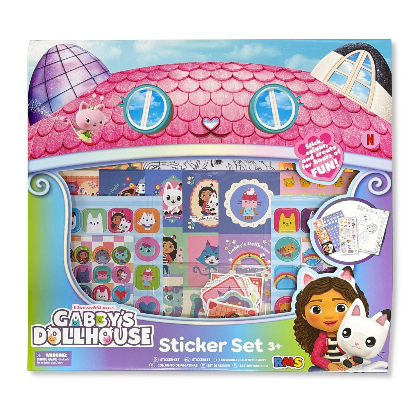 Gabby's Dollhouse Sticker Set