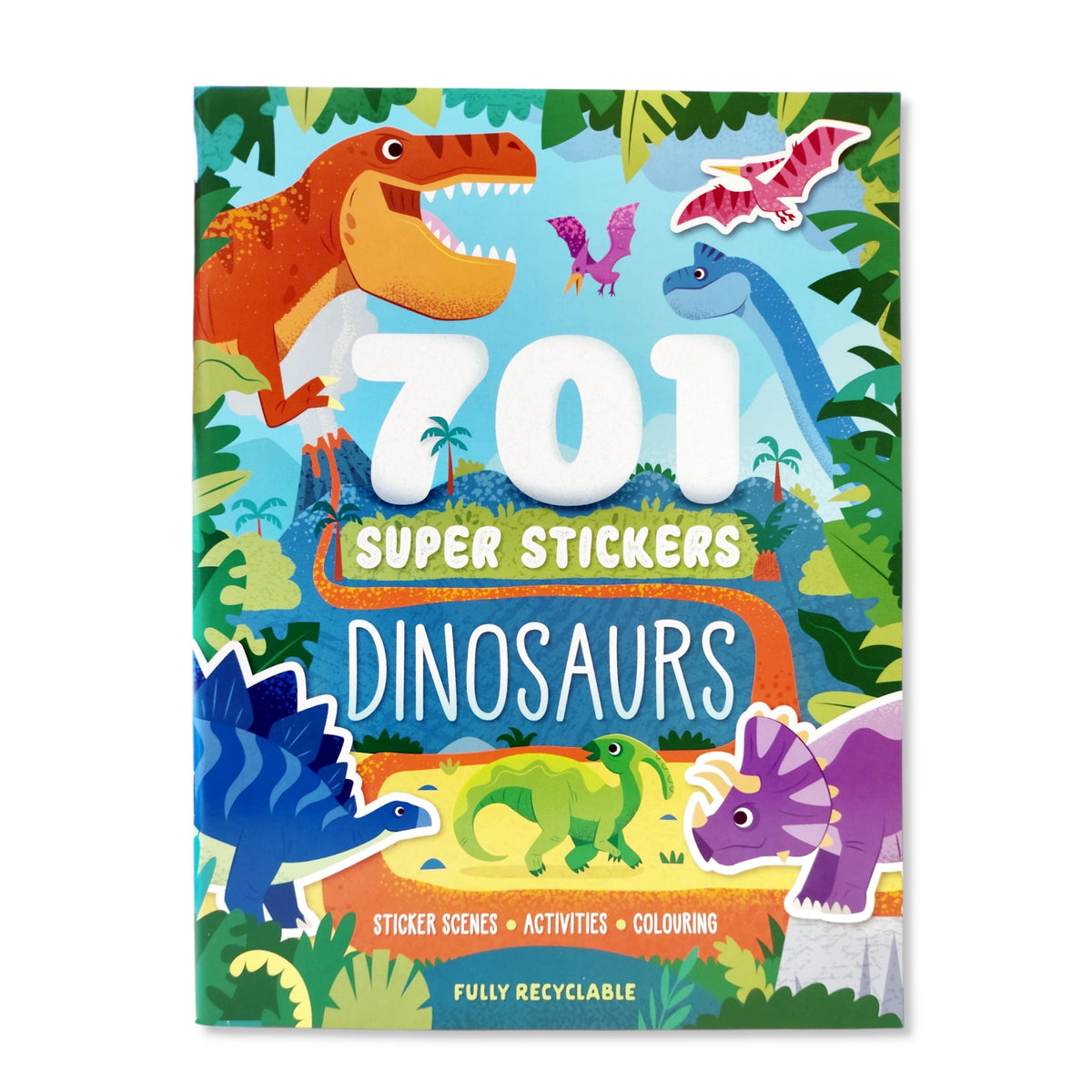 Dinosaurs 701 Super Stickers Activity Book (inc over 700 stickers)