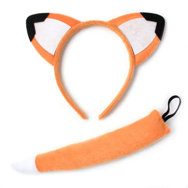 Fox Ears And Tail Dress Up Set - Anilas UK