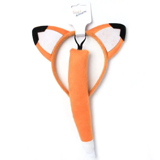 Fox Ears And Tail Dress Up Set - Anilas UK
