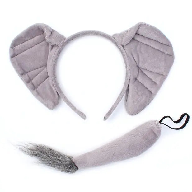 Elephant Ears And Tail Dress Up Set - Anilas UK