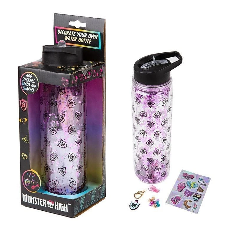 Monster High Decorate Your Own Water Bottle Set