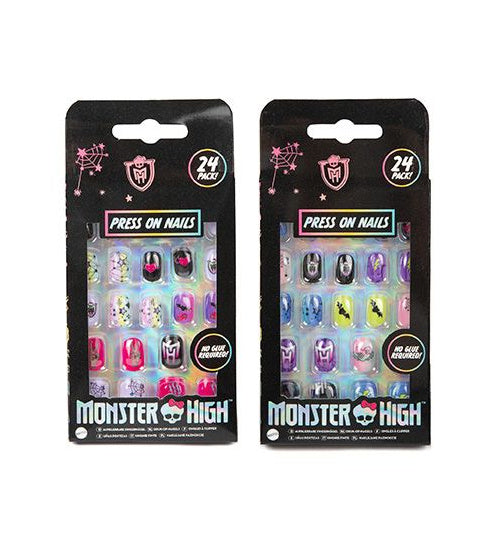 Monster High Press On Nails (Pack of 24) - Anilas UK