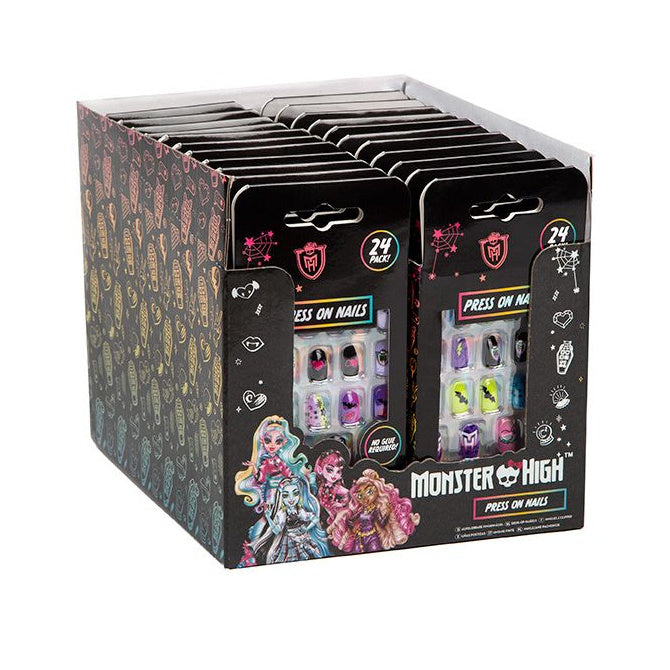 Monster High Press On Nails (Pack of 24) - Anilas UK