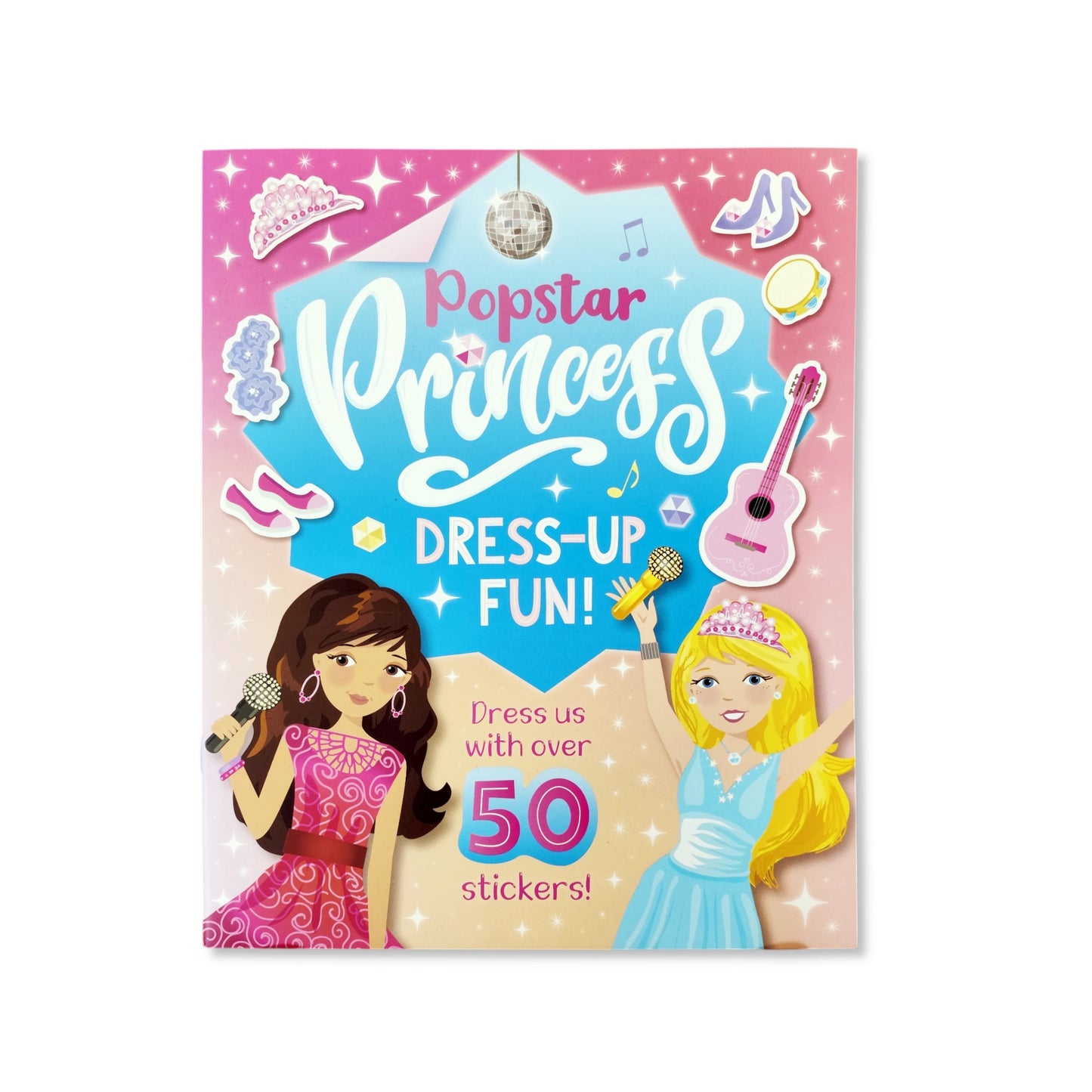 Popstar Princess Colouring and Sticker Book