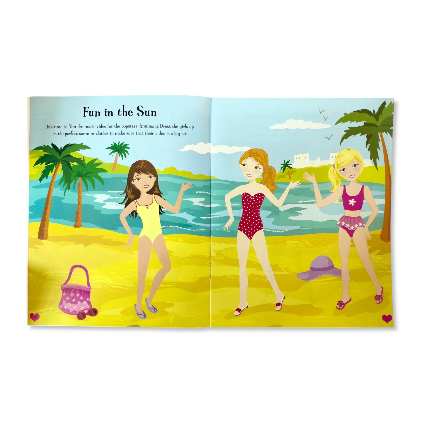 Popstar Princess Colouring and Sticker Book