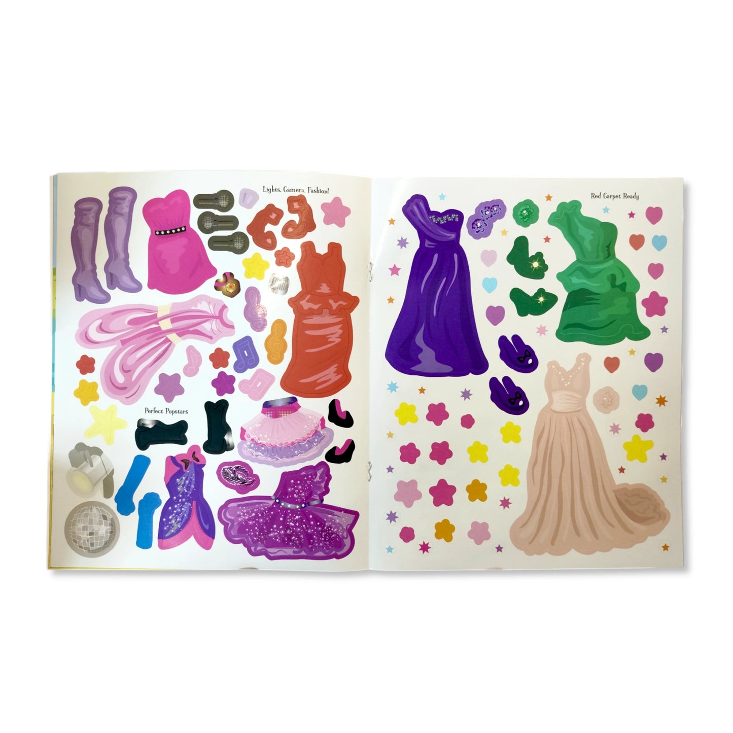 Popstar Princess Colouring and Sticker Book