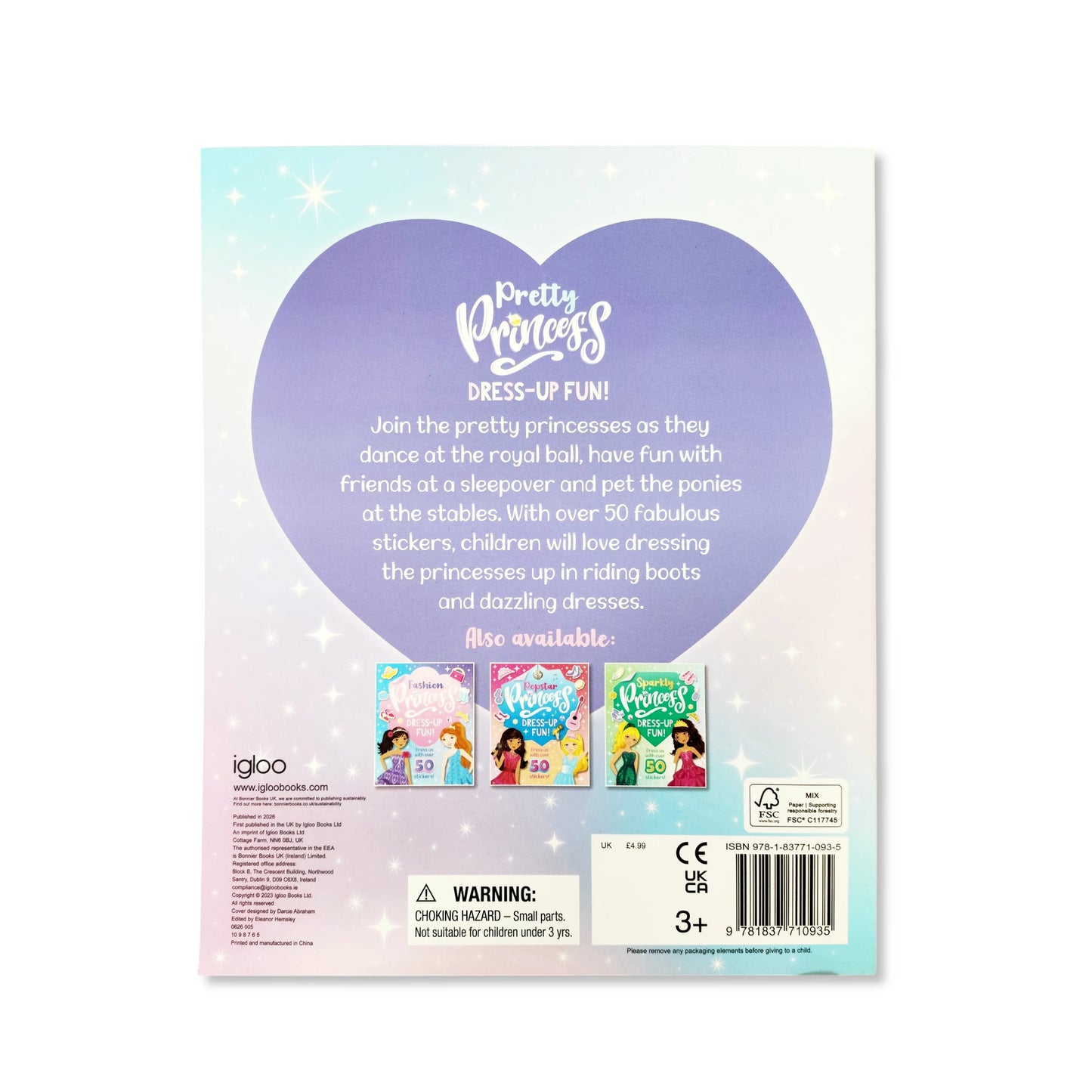 Pretty Princess Colouring and Sticker Book