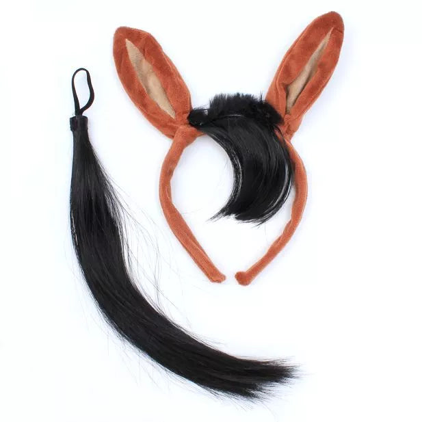 Horse Ears And Tail Dress Up Set - Anilas UK