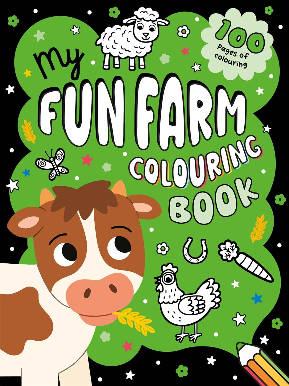 My Fun Farm Colouring Book (100 pages) - Anilas UK