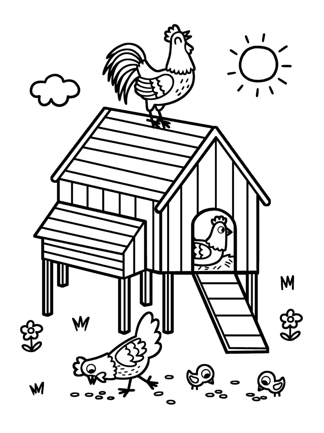 My Fun Farm Colouring Book (100 pages) - Anilas UK