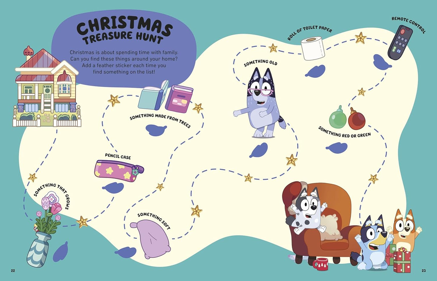 Bluey: Hooray It's Christmas Sticker Activity - Anilas UK