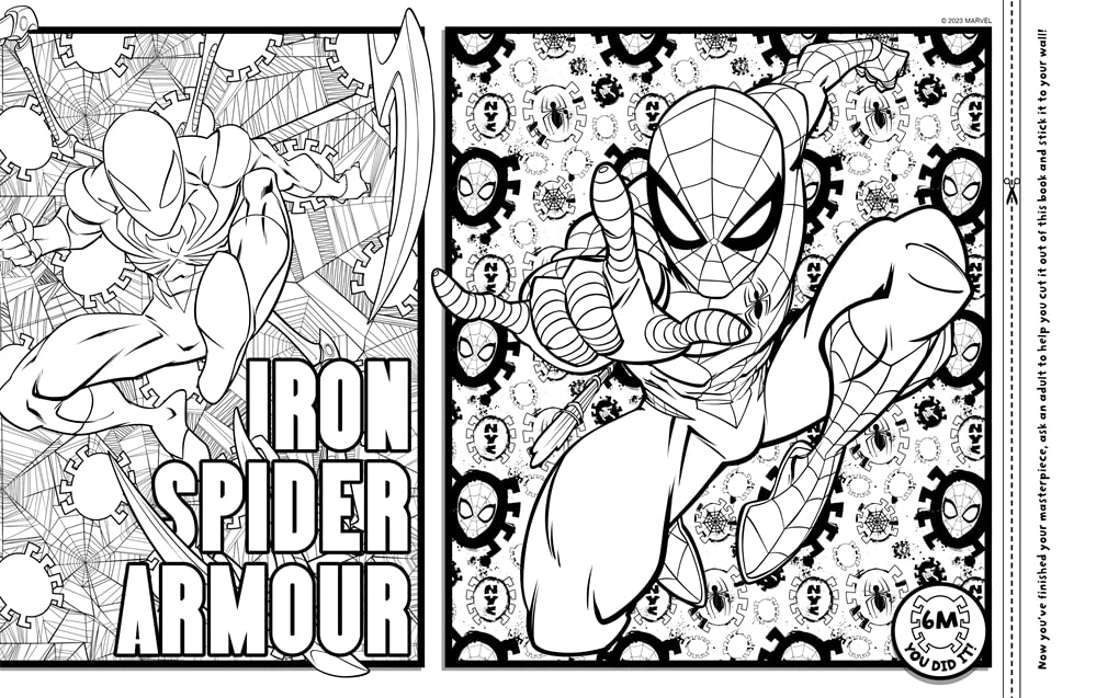 Marvel Spider-Man: Never-Ending Colouring - 6 meters - Anilas UK