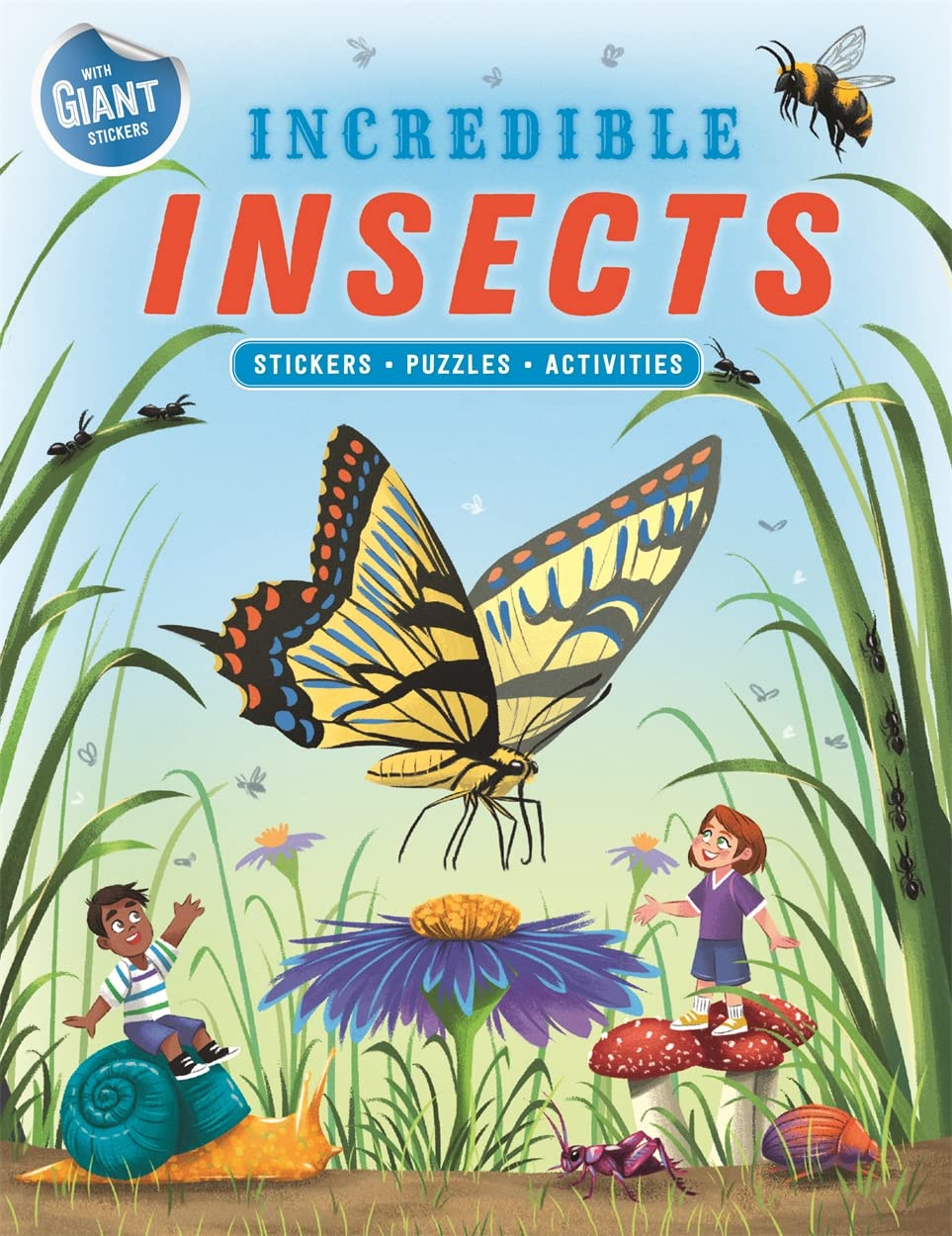 Incredible Insects - Sticker and Activity Book - Anilas UK