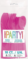 
              18pc Assorted Hot Pink Cutlery - Anilas UK
            