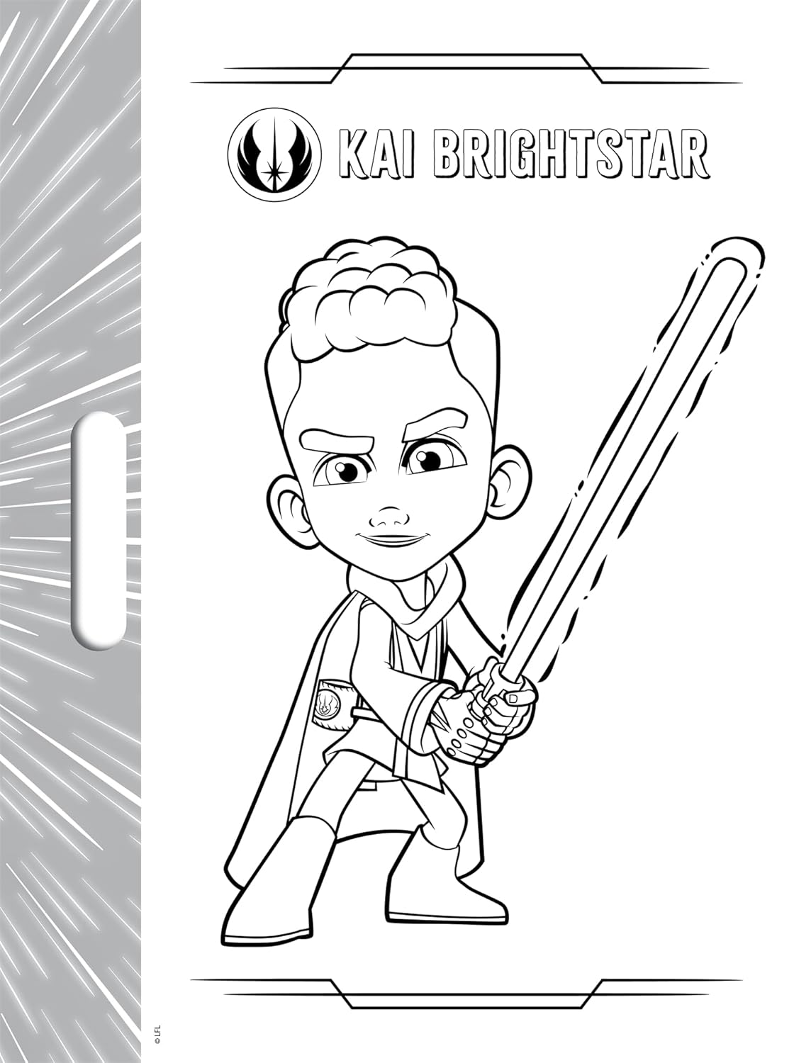 Young Jedi Adventures: Giant Colour-Me Pad - Anilas UK