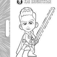 Young Jedi Adventures: Giant Colour-Me Pad - Anilas UK