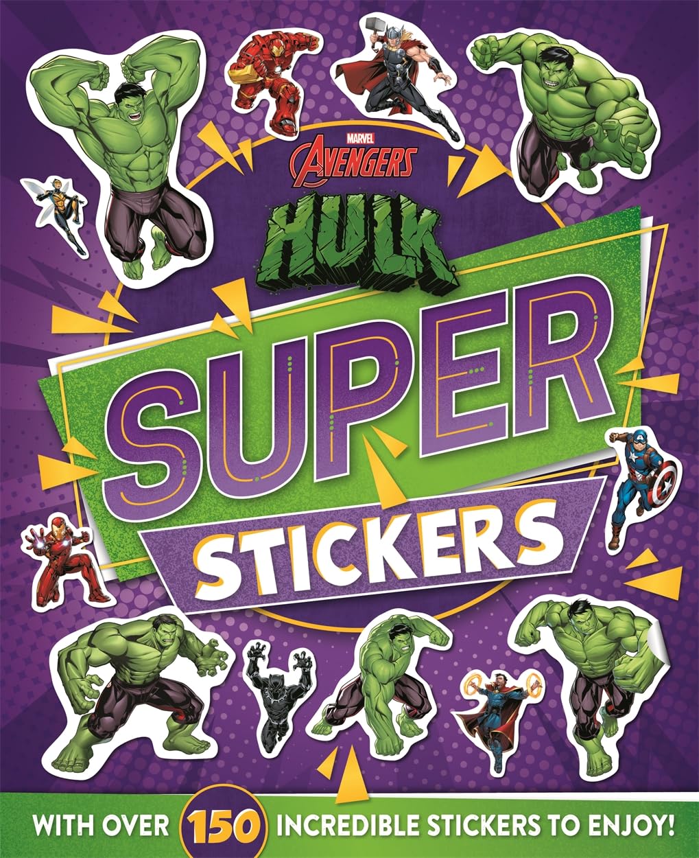 Avengers Hulk Super Sticker and Activity Book - Anilas UK