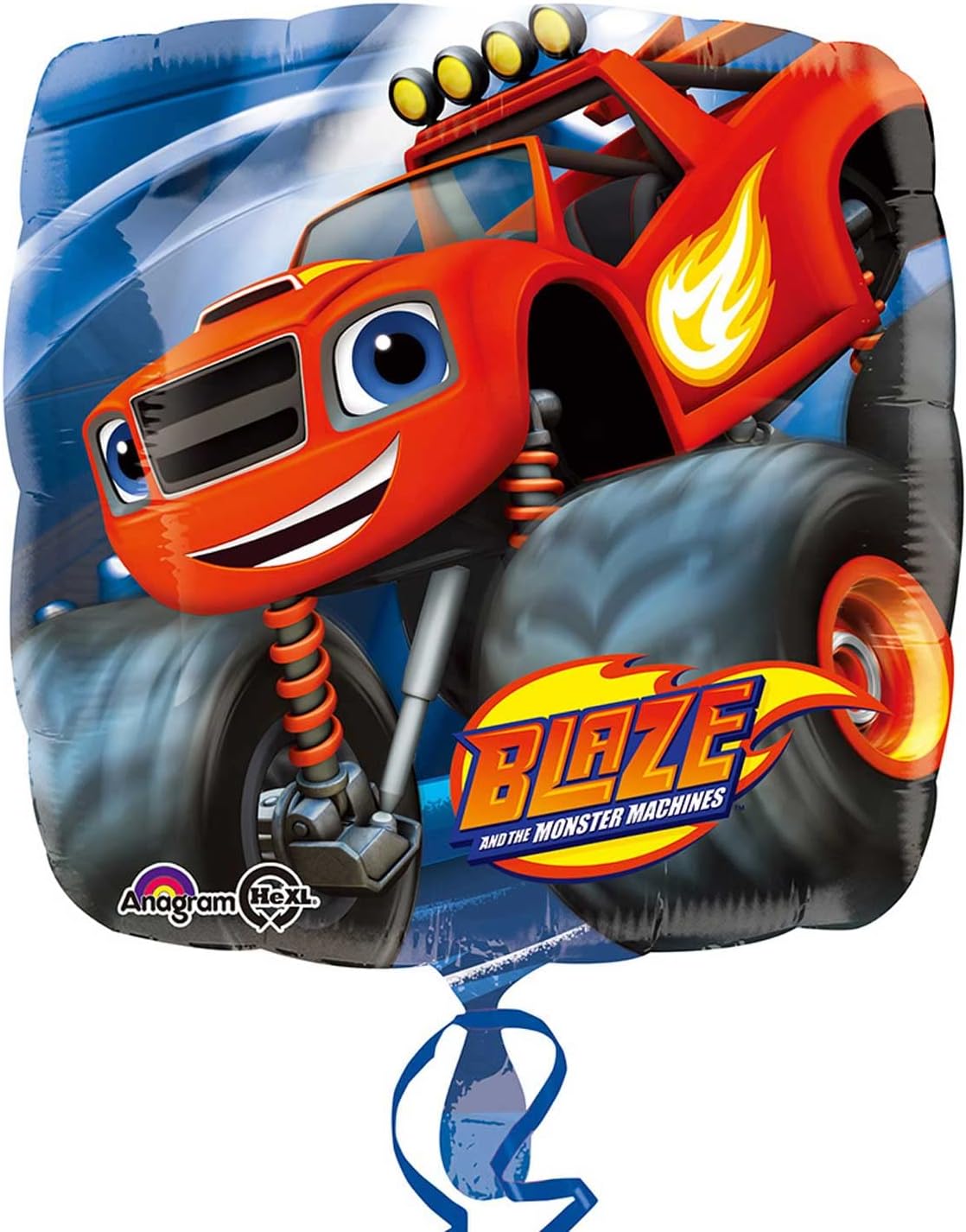Blaze Party Foil Square Balloon (43cm) - Anilas UK