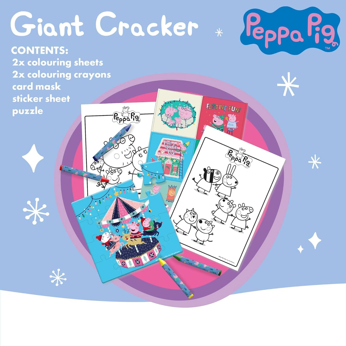 Peppa Pig Giant Christmas Cracker 55cm