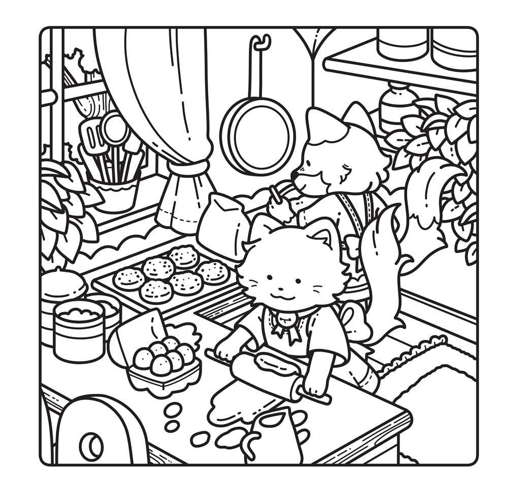 Cute & Cosy: Cuddly Days: A Simple, Snuggly Colouring Book