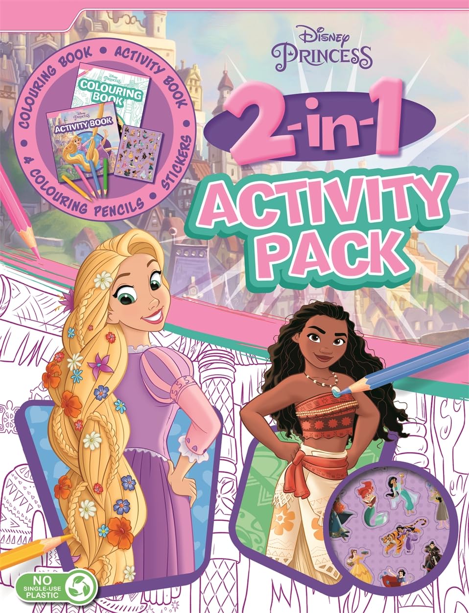 Disney Princess: 2-in-1 Activity Pack - Anilas UK