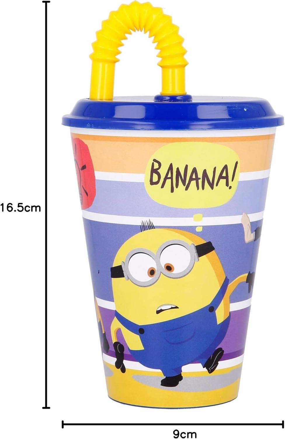 Minions 2 Drinking Cup With Straw - Anilas UK