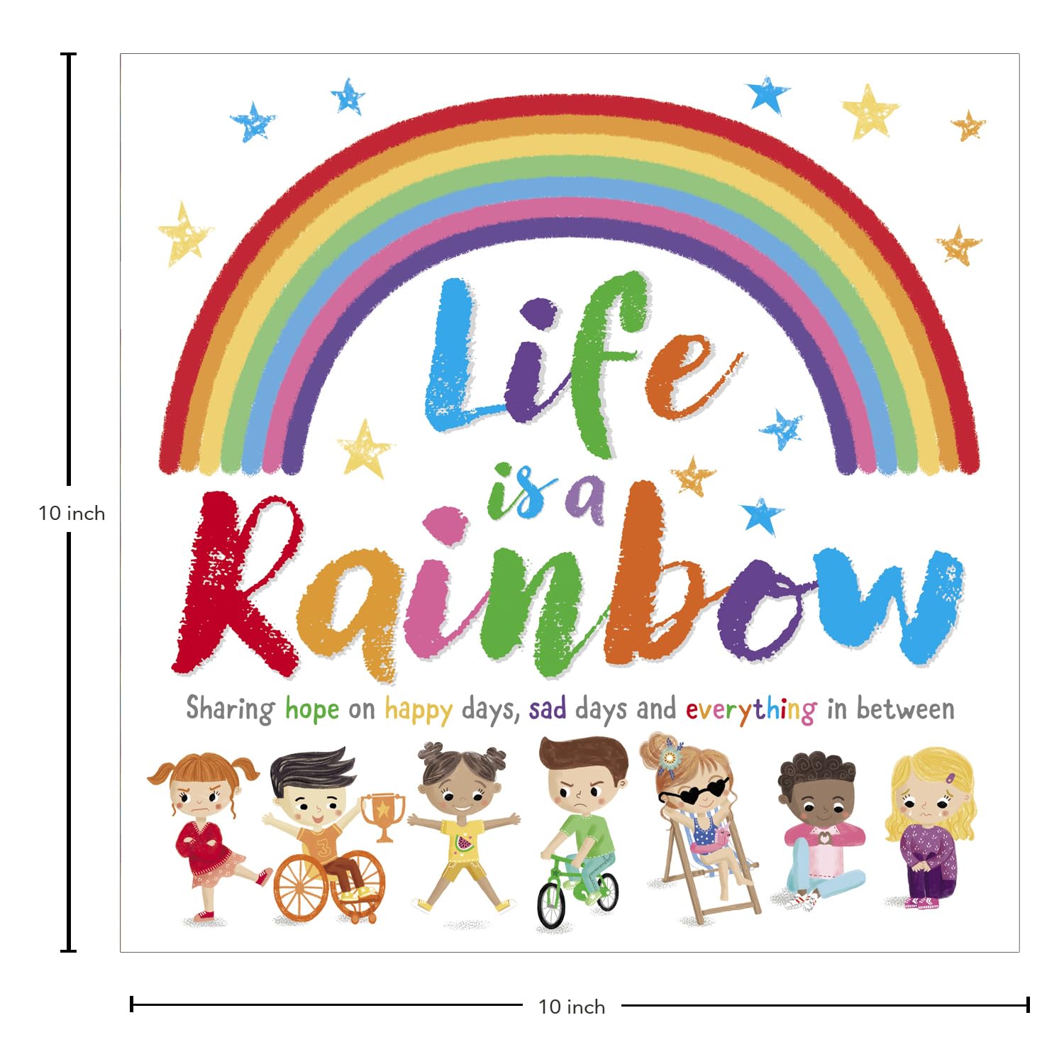 Life is a Rainbow Picture Story Book - Anilas UK