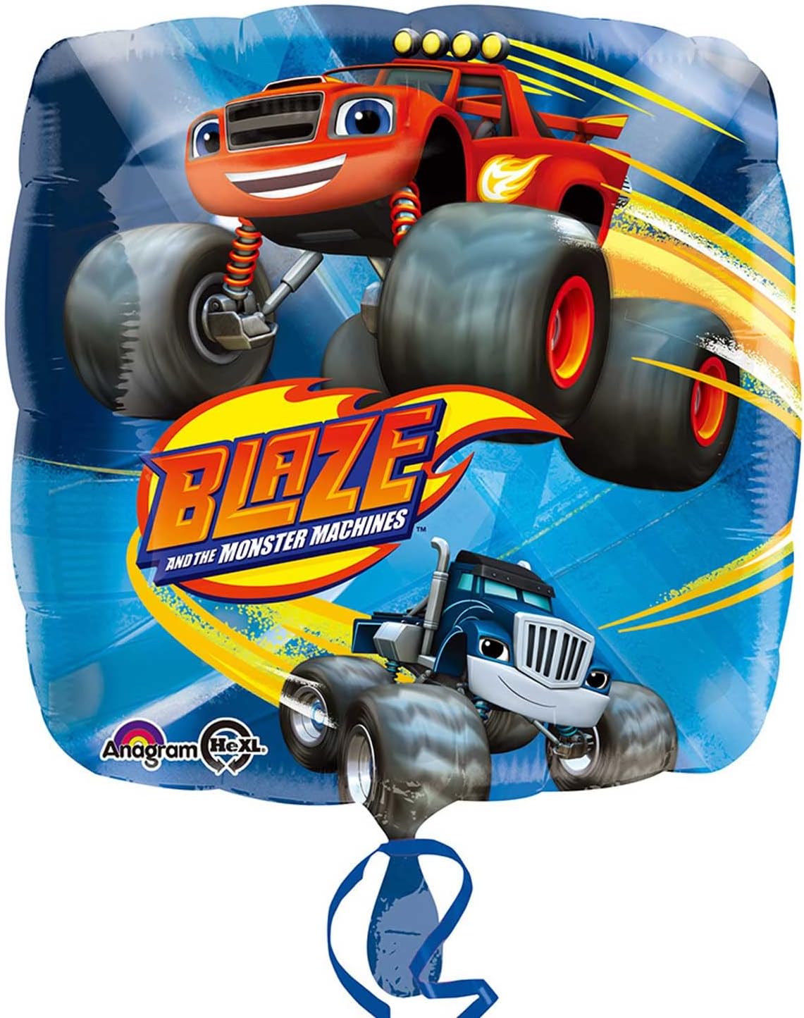 Blaze Party Foil Square Balloon (43cm) - Anilas UK