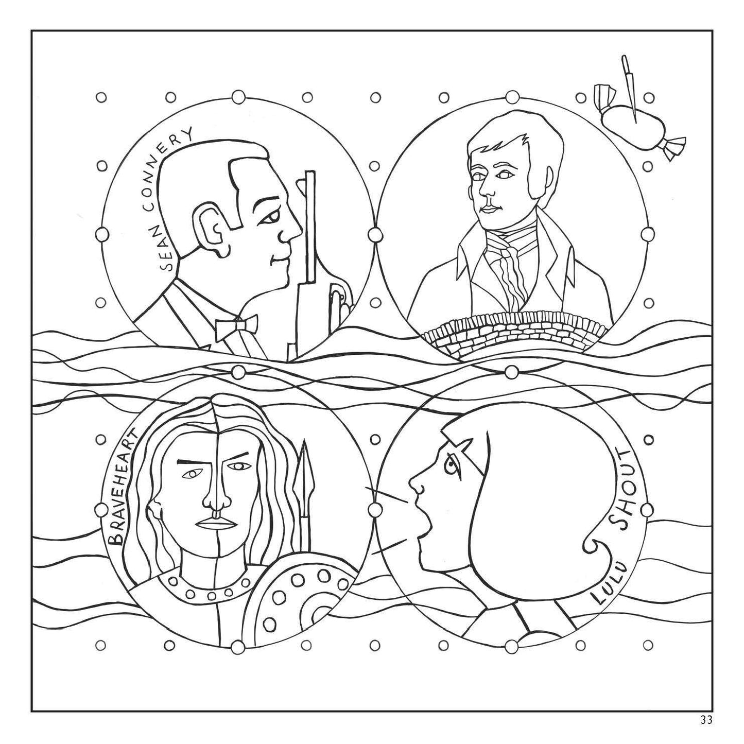 The Great Tapestry of Scotland Colouring Book