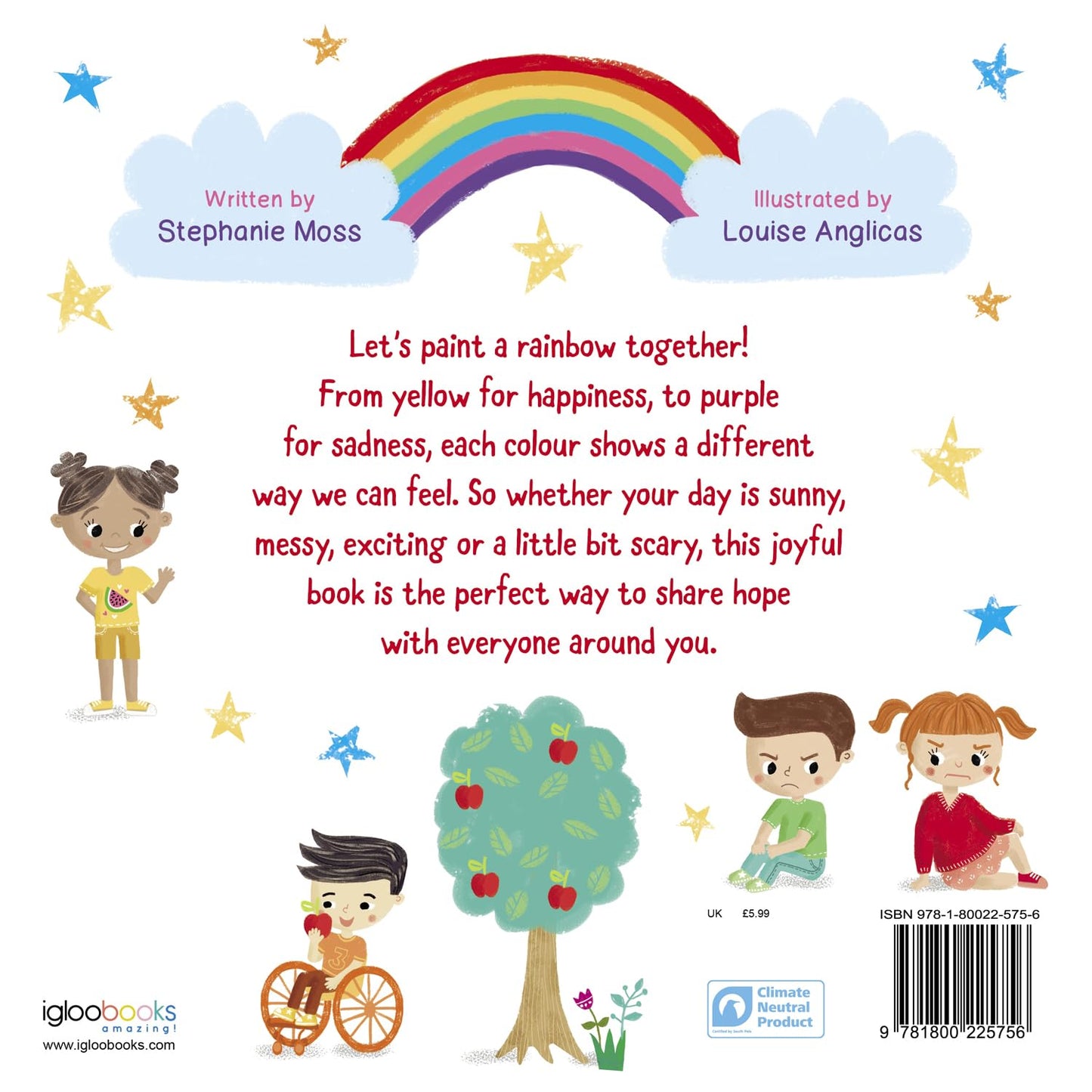 Life is a Rainbow Picture Story Book - Anilas UK