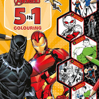 Marvel Avengers: 5 in 1 Colouring - Anilas UK