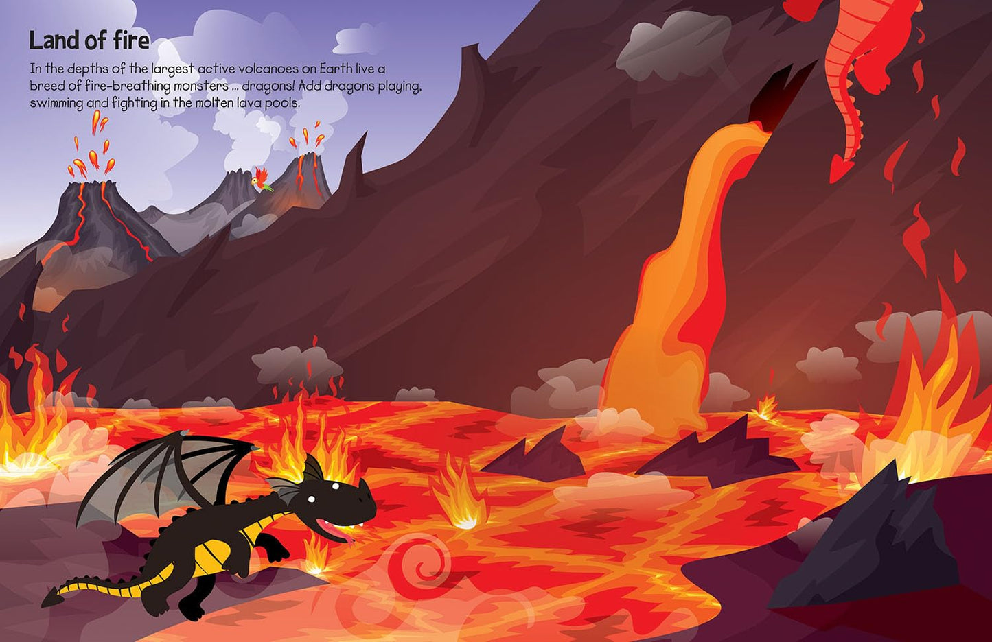 555 Sticker Fun Dragons Book