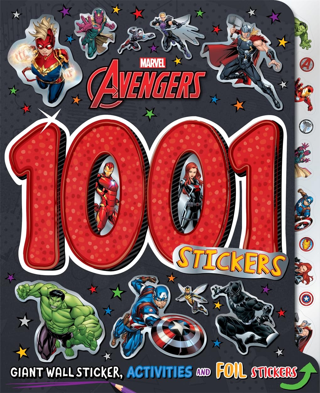 Marvel Avengers: 1001 Stickers - Anilas UK