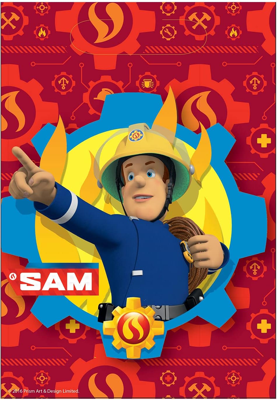 Fireman Sam Plastic Lootbags (Pack of 8)