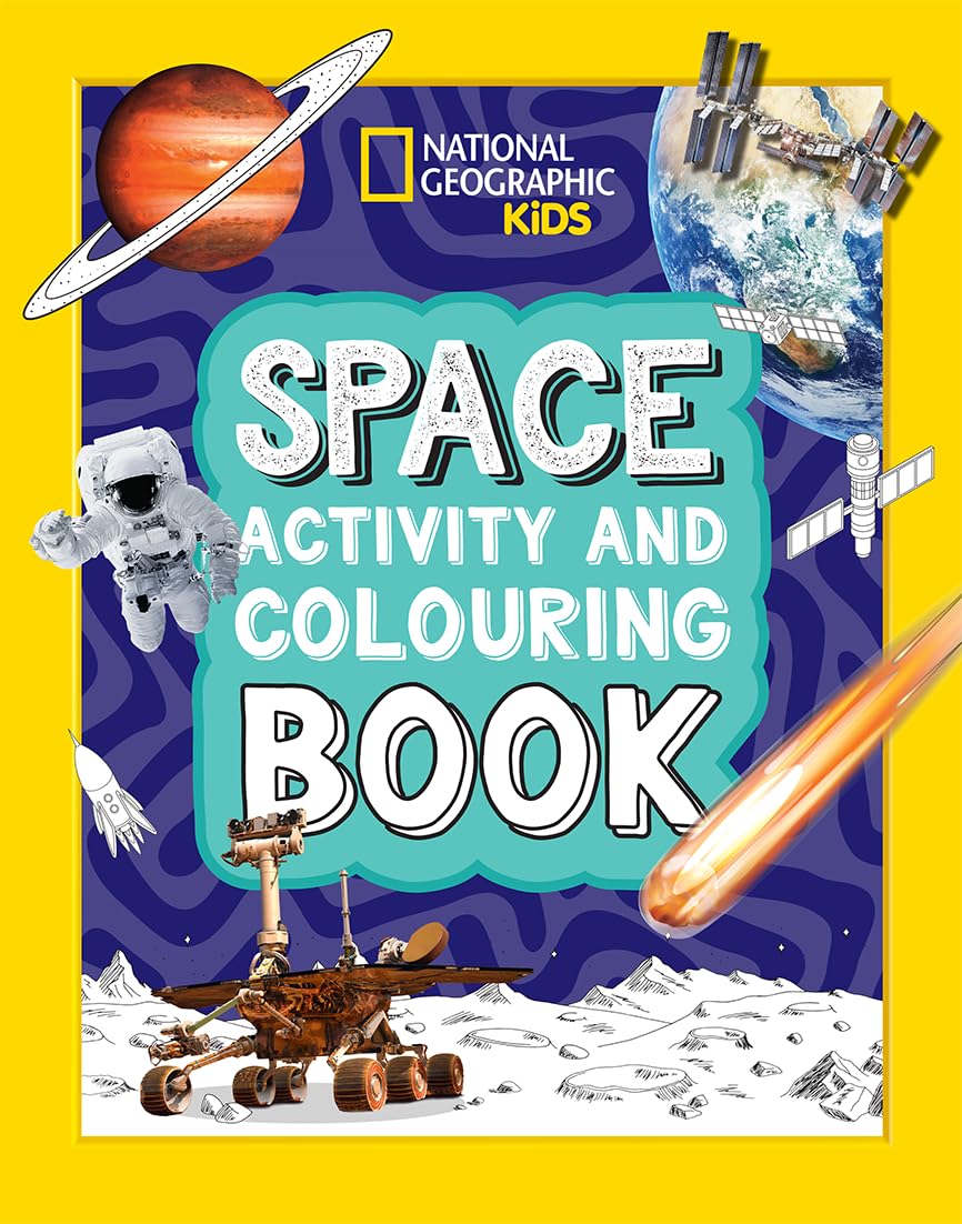 Space Activity and Colouring Book (National Geographic Kids) - Anilas UK