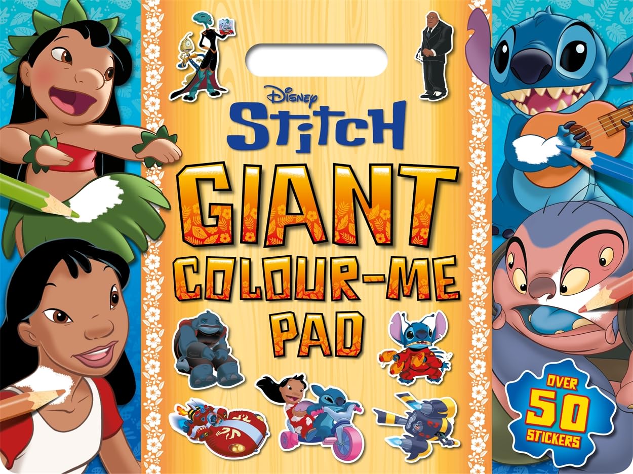 Disney Stitch: Giant Colour-Me Pad - Anilas UK