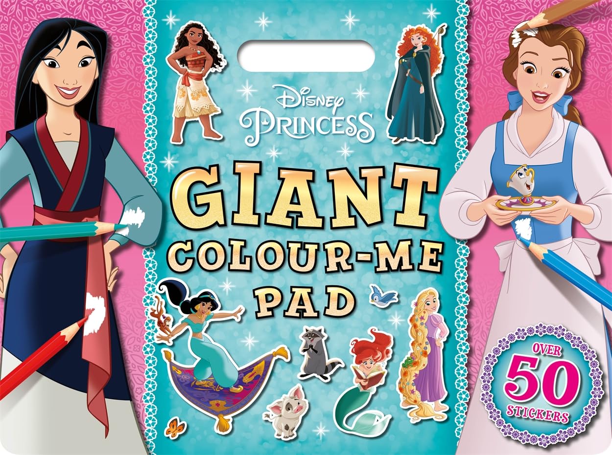 Disney Princess: Giant Colour-Me Pad - Anilas UK